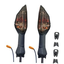 Motorcycle Turn Signals Indicator Light Compatible with KAWASAKI Smoke Shell