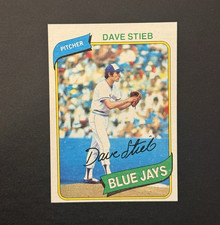 Topps 1980 Dave Stieb #77 Toronto Blue Jays Rookie Base Set Baseball Card. rookie card picture