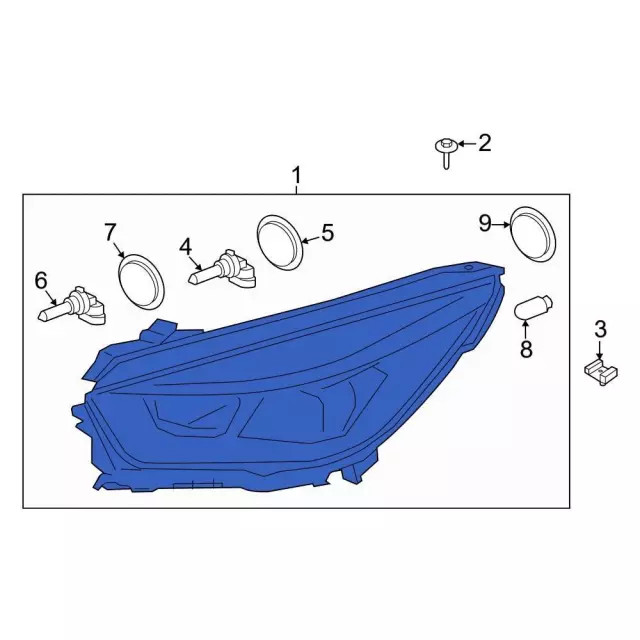 Componente para Ford Escape 2020-2022 (P/N LJ6Z-13008-B)