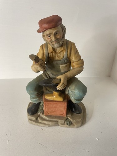 Vintage Original Artmark Figurine Old Man Cobbler Figurine - Picture 1 of 3