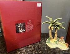 Lenox Christmas Nativity Little Town Of Bethlehem Oasis With Tree W/Original Box