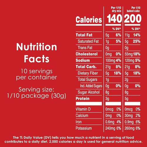 Duncan Hines Keto Friendly Classic Yellow Cake Mix, Glutenfrei, Zero Sugar Adde - Bild 2 von 7