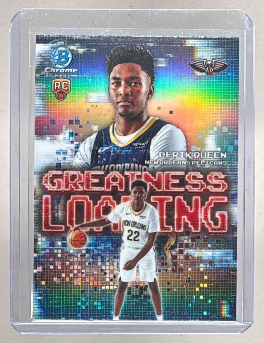 Derik Queen 2025 Bowman Chrome #GL-13 Refractor Greatness Loading Rookie RC (A)