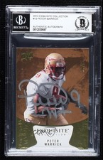 BAS 2014 Upper Deck Exquisite Collection 74/75 Peter Warrick #13 Authentic 3c7