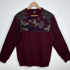 Ider Camouflage Pattern Knit Sweater, Size L