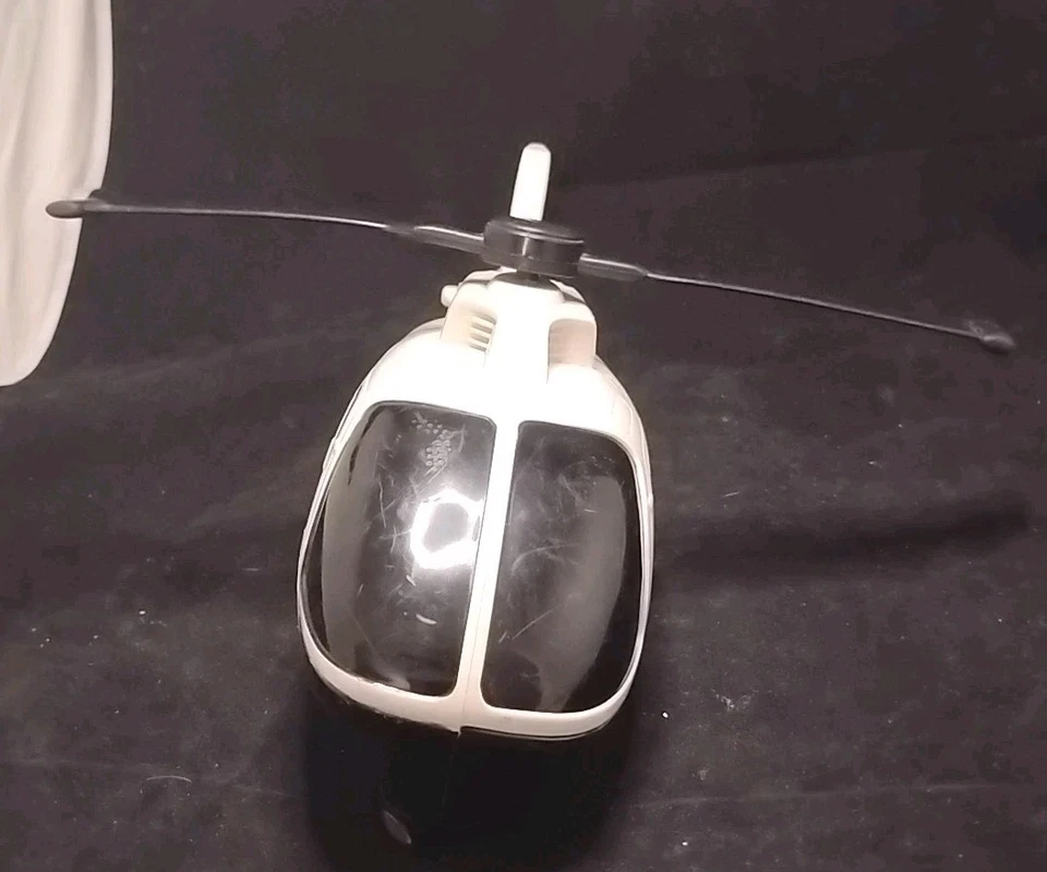 BUDDY L SUPER BRUTE WHITE POLICE RESCUE FORCE HELICOPTER Doesn't Work. - Image 2 of 4