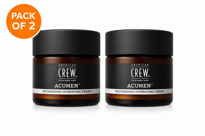 American Crew Acumen Recharging Hydrating Cream For Men 2.1 fl oz / 60 ml Pack 2