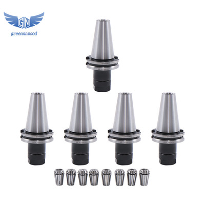 5Pcs CAT40 ER20 CNC Precision Collet Chuck 20000 RPM 8Pcs ER20 1/16''-1/2'' Collet