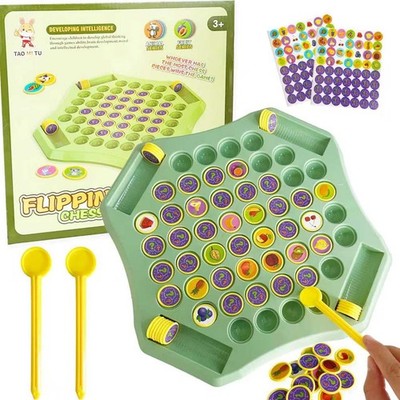 54PCS Fruit Flip Chess Memory Chess Game, Flip Match Board Game, for Kinderga...