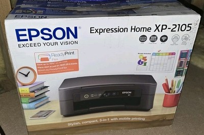 EPSON EXPRESSION HOME XP - 2105 WLAN ALL IN ONE DRUCKER EINMAL BENUTZT
