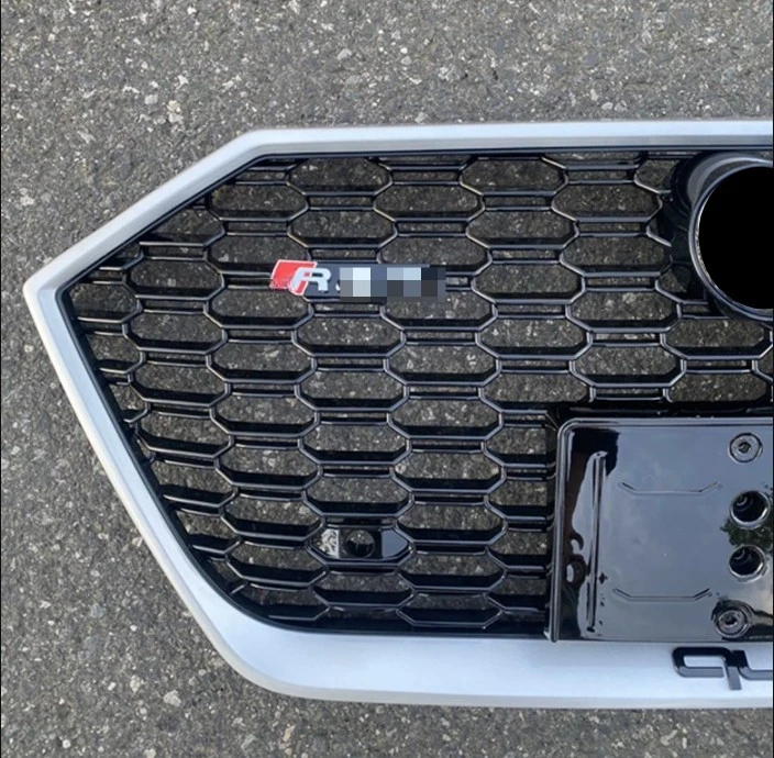 For Audi A7 S7 RS7 2019-2022 Front bumper Honeycomb mesh Grille grill - Image 4 of 4