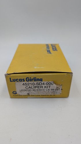 86-89 Acura legend 88-89 Honda Accord LXI brake caliper rebuild kit NOS - Picture 2 of 2