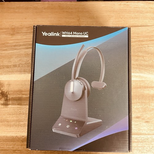 Yealink WH64-MONO-UC 1208672 Mono UC Wireless Headset DECT Bluetooth