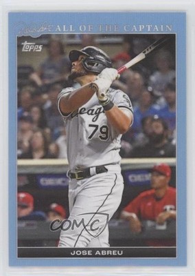 2022 Topps Derek Jeter Call of the Captain Sky Blue 126/150 Jose Abreu #1 fm0