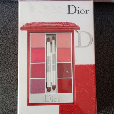 Dior Lip Palette Lipstick Set 8 Colors With Logo Charm Unused New Boxed Japan