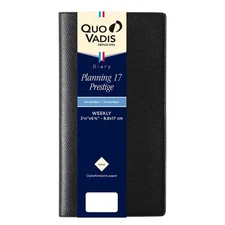 QUO VADIS Planner Diary, Black, qv55701bk