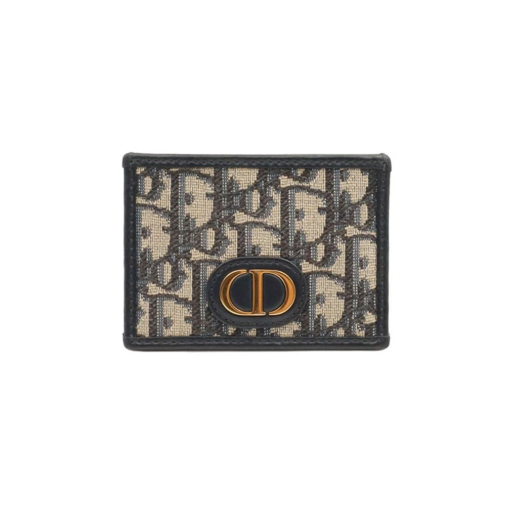 Porte carte Dior bleu oblique jacquard 30 Montaigne S2098UTZQ 100421104