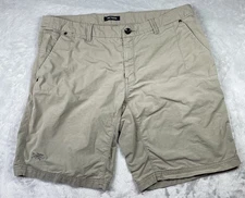 Arc'teryx Shorts Mens 36 Tan Utility Cotton Blend Outdoor Hiking Trekking