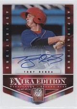 2012 Elite Extra Edition Aspirations Die-Cut Signatures /100 Tony Renda Auto 0c2