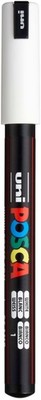 uni PC-1MR Water-Based Paint Markers, Extra Fine Tip (0.7mm), White