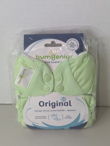 Bumgenius 5.0 Pocket Style Customizable Stay Dry Reusable Cloth Diaper Lot/4 - Picture 2 of 8