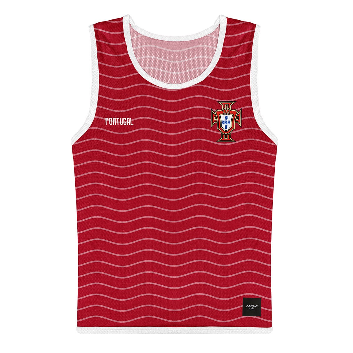 Dossard football Portugal adulte chasuble de sport collectif 58x70 cm entrainement