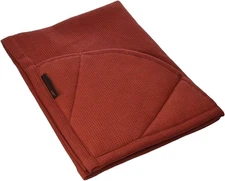 Rachael Ray Moppine Towel - 2-in-1 Kitchen Towel and Pot Holder, Brick Red