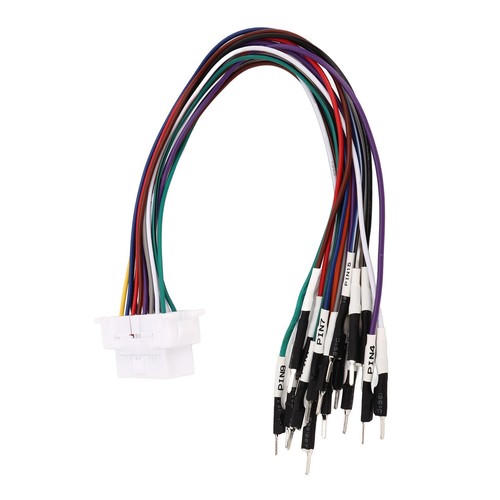 _16-poliges OBD2-Anschlusskabel Mit Farbigen Drähten Langlebiges ABS-Material - Afbeelding 15 van 22