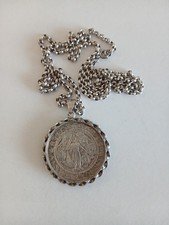 Austrian 50 Shillings Coin  Republik- 1970 on silver pendent chain