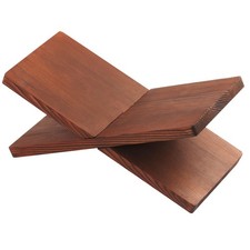 Wood Book Stand for Reading - Display Stand, Cook Redwood