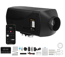 8KW Car Diesel Heater 12V/24V with Bluetooth APP Control, LCD Panel + Low Noise