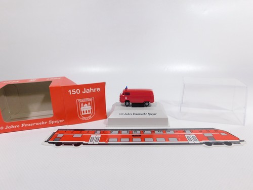 DI364-0, 5 #Brekina H0 1:87 Model VW T2 150 Years Fire Fw Speyer Mint +Box
