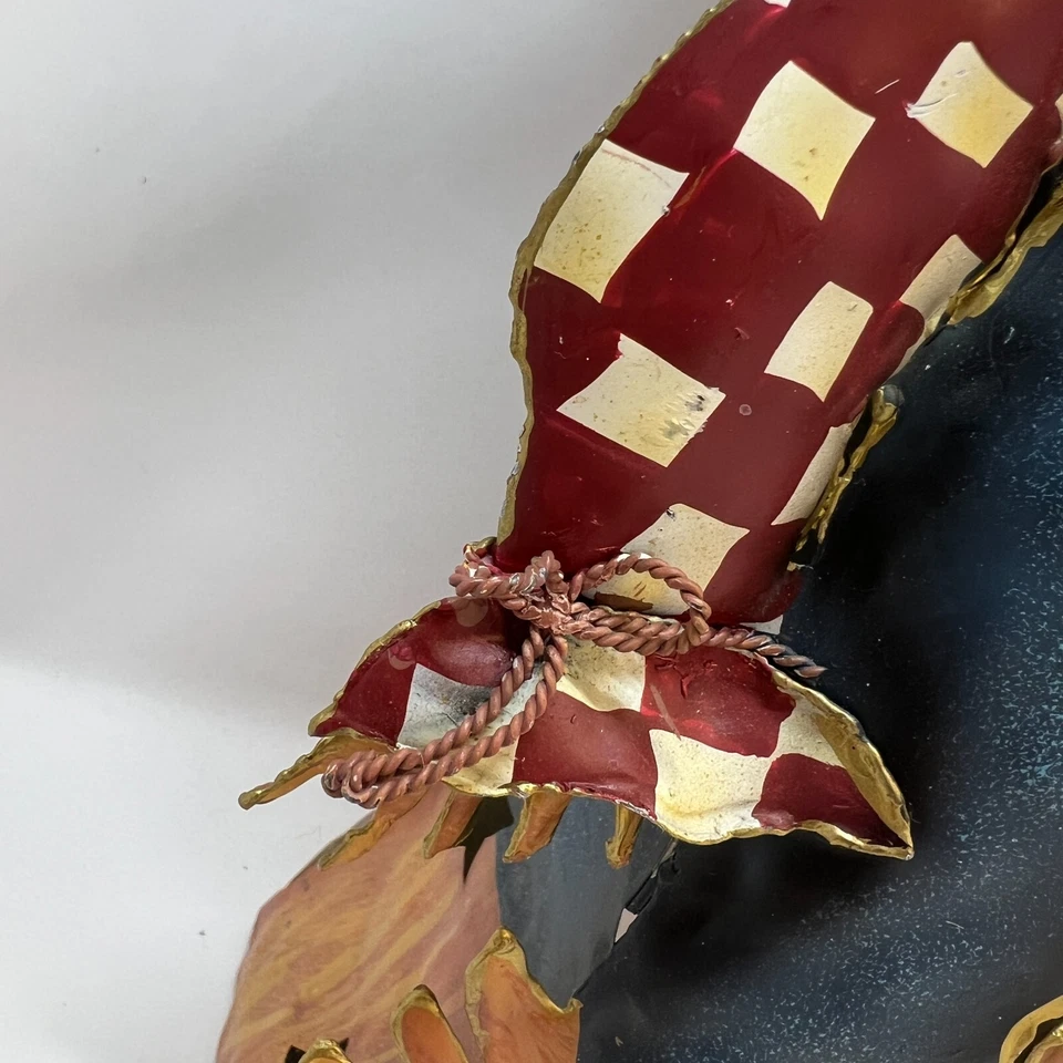 Linterna colgante de metal para interiores del hogar espantapájaros luminaria soporte de luz de té 12" Foto 4 de 4