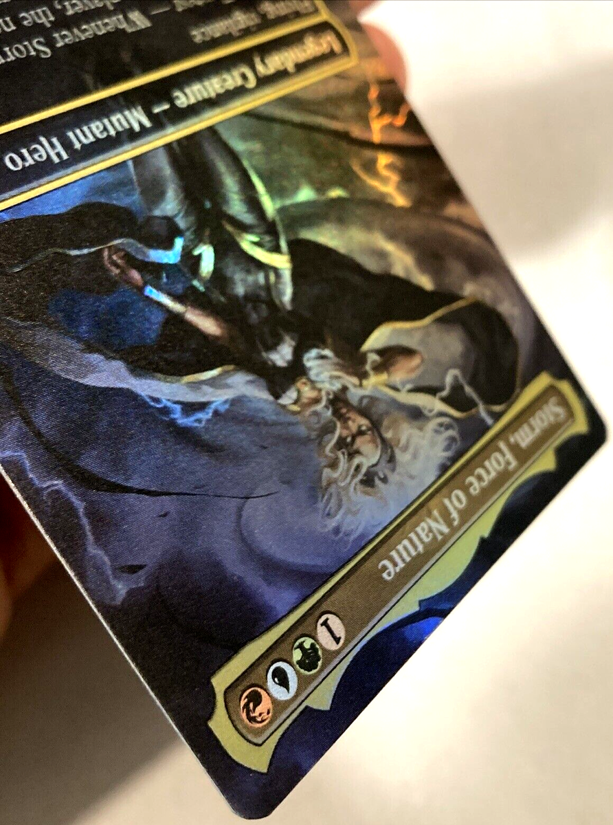 MTG Storm, Force of Nature RAINBOW FOIL Secret Lair x Marvel MTG Storm, Force of Nature RAINBOW FOIL Secret Lair x Marvel