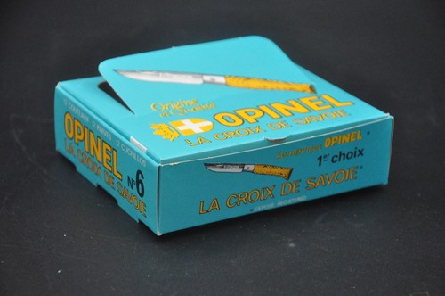Présentoire publicitaire pour couteaux OPINEL La Croix de Savoie N°6 collection - Foto 2 di 7