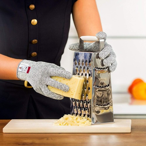 Cut Resistant Gloves Grip Dots High Performance Level 5 Protection Food Grade AU - Picture 5 of 9
