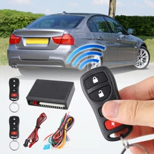 Auto Car Door Lock Locking Keyless Entry System Remote Control Universal DC 12V