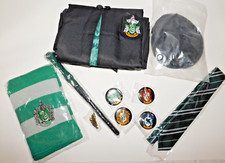HARRY POTTER SLYTHERIN ROBE SCARF TIE WAND ACCESSORIES MAGIC COSTUME NEW ADULT L