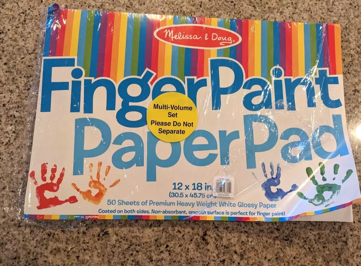 Melissa and doug finger paint sale