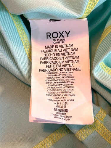 ROXY Rash Guard Girls Swim Shirt Top Size M - Picture 4 of 12