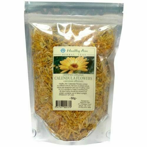 Certified Organic HERBAL TEA Premium Range 50g ~ Dried Herbs - Picture 12 of 40