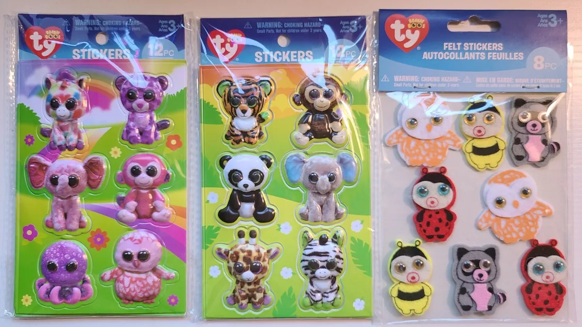 Beanie boo stickers sales