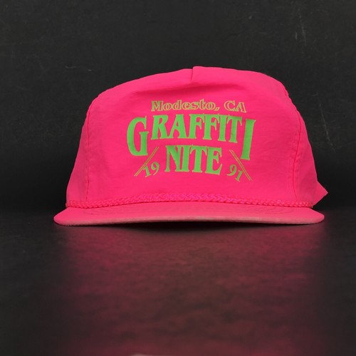 Graffiti Nite 1991 Modesto CA Hot Pink 