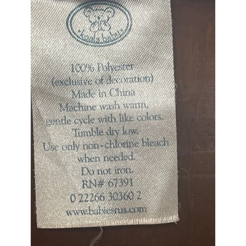 Vintage 90s KOALA BABY Pink Bunny Blanket Fleece Gingham Trim Toys R Us EUC - Image 4 of 4