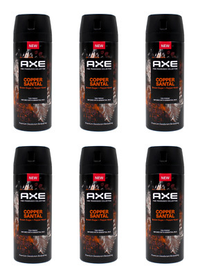 Axe Deospray Copper Santal Deodorant Bodyspray , 6x150ml EAN8720181297649