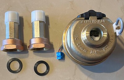 MTW 3/4'' x 4 1/2'' Brass Water Meter With Collars SM-15B  - BRAND NEW