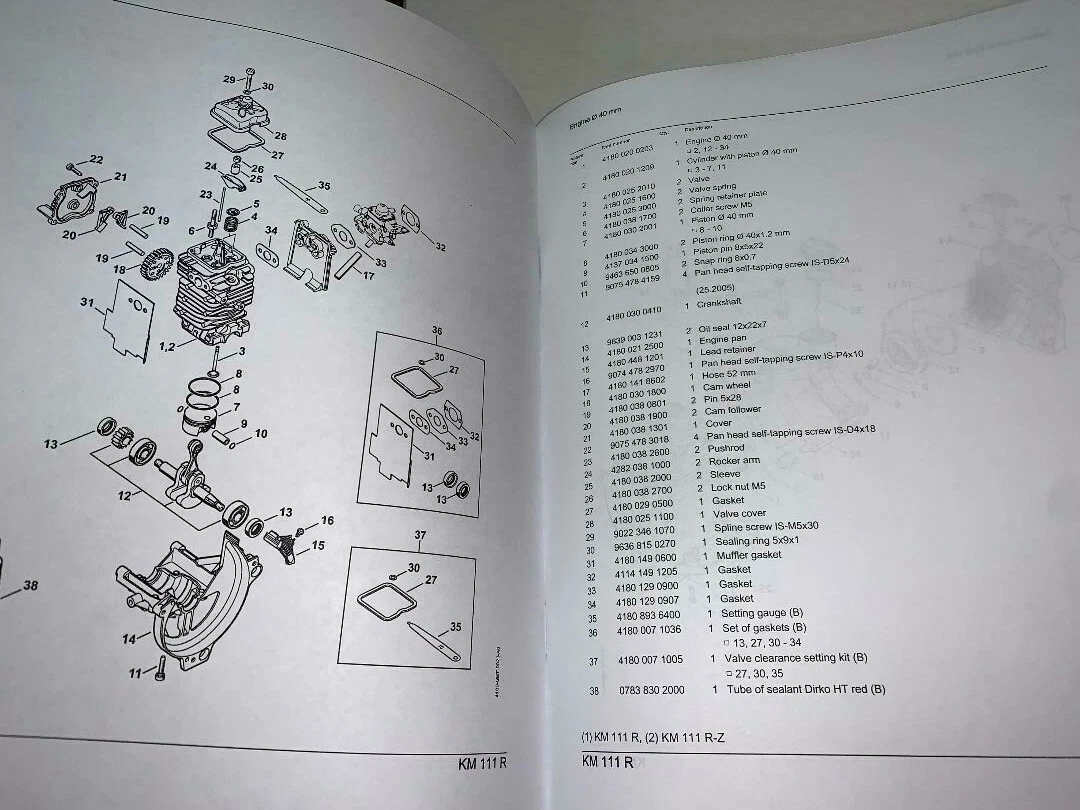Gray Mm 2000 Parts List
