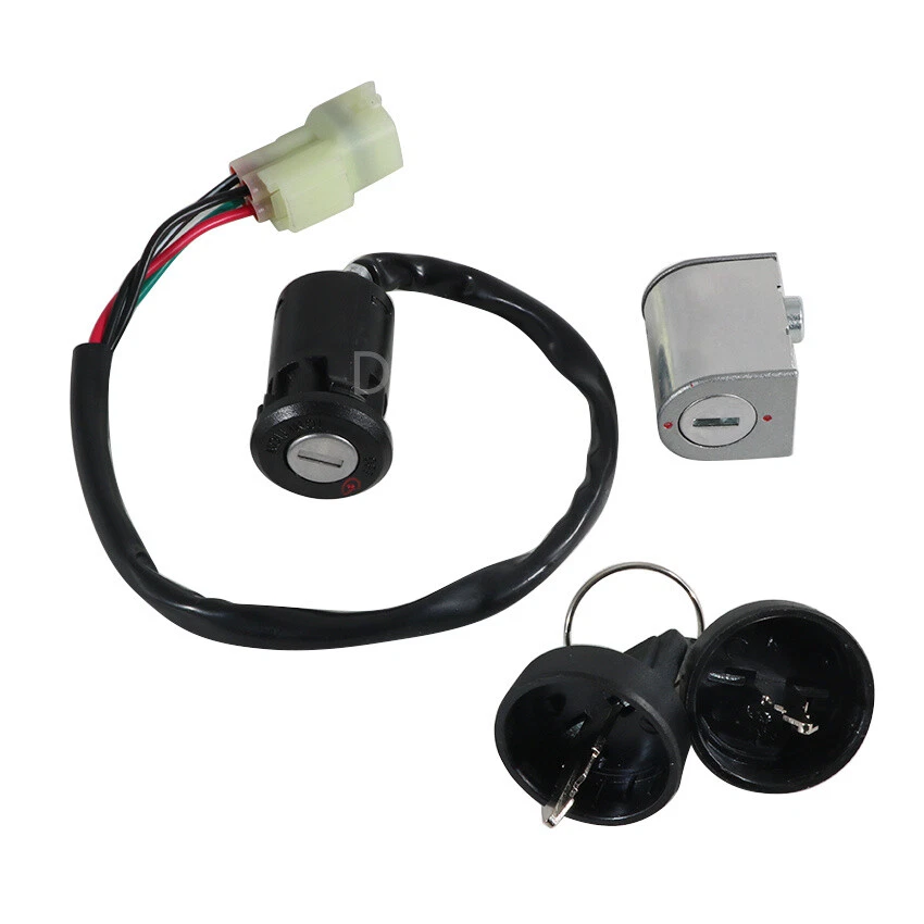 Juego de bloqueo de interruptor de llave de encendido para Kymco KXR 50 90 Euro 2 04-06 ATV KXR 250 06-15 Foto 2 de 4