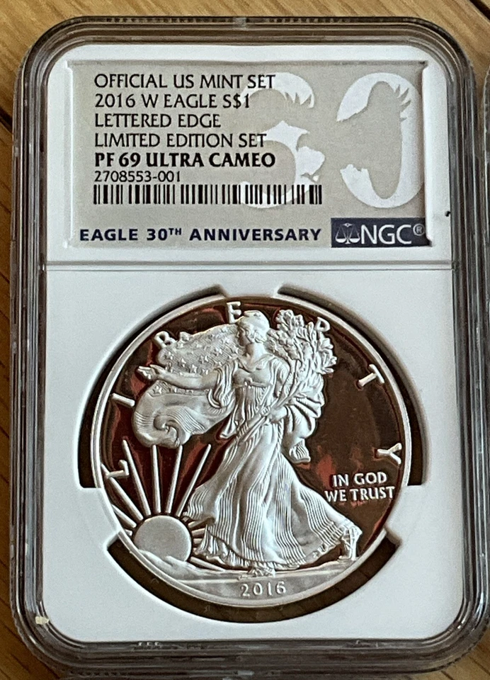 2016 LIMITED EDITION PROOF SET NGC PROOF 69 EARLY RELEASE BLUE LABEL COMPLETE 69 - Image 2 of 4