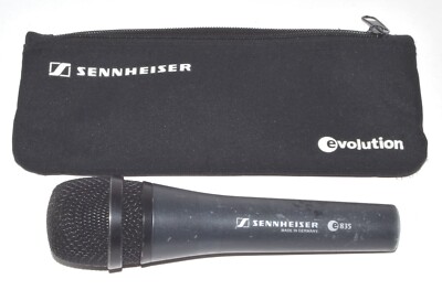 Sennheiser e 835 Dynamic Cardioid Microphone with Bag *Used* evolution e 835